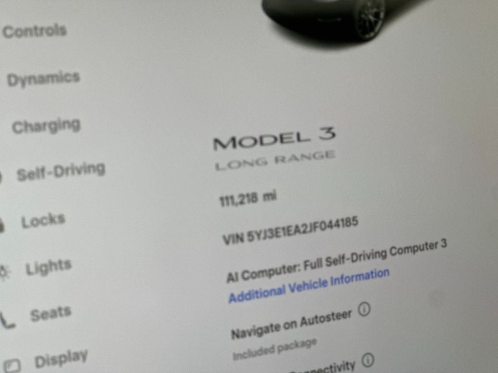2018 Tesla Model 3 Long Range