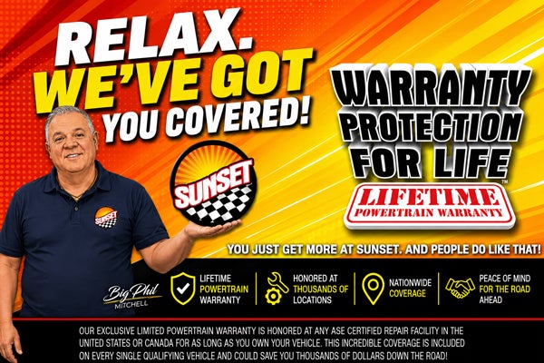 Sunset's Sunset's Warranty Protection for Life